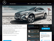 Tablet Screenshot of mercedes-benzwarranty.co.uk